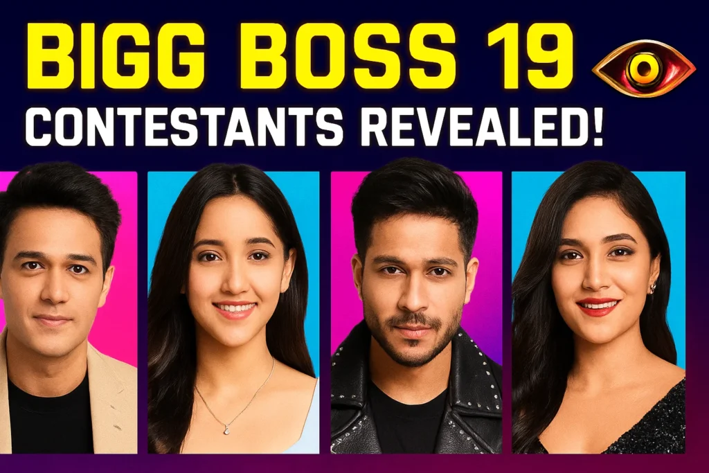 Bigg Boss 19 Contestants Unveiled