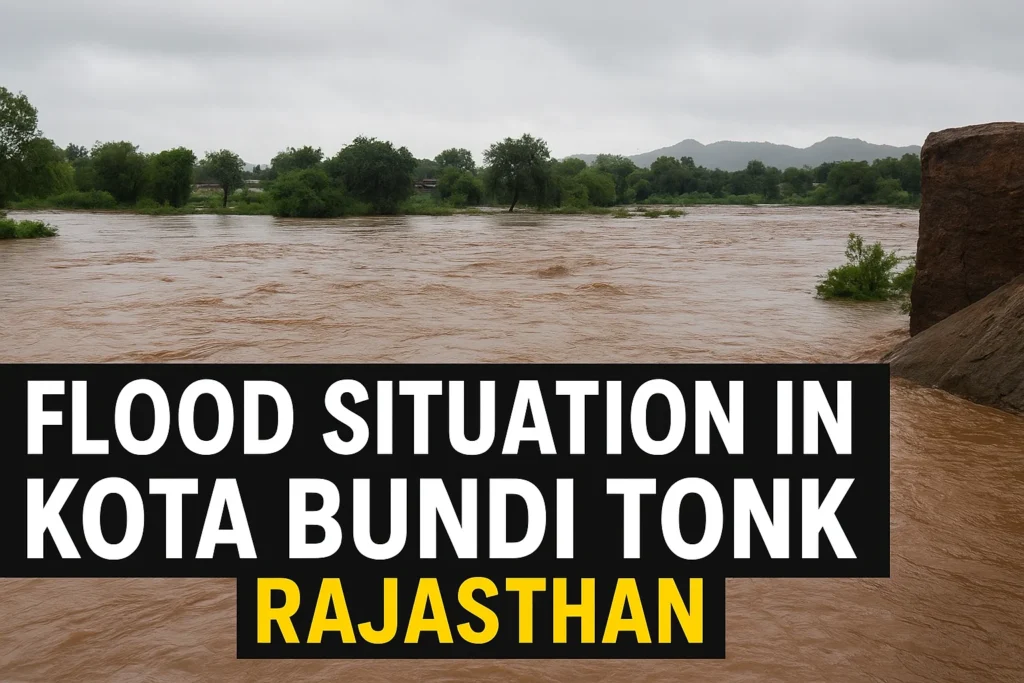 Flood Situation in Kota Bundi Tonk - Rajasthan