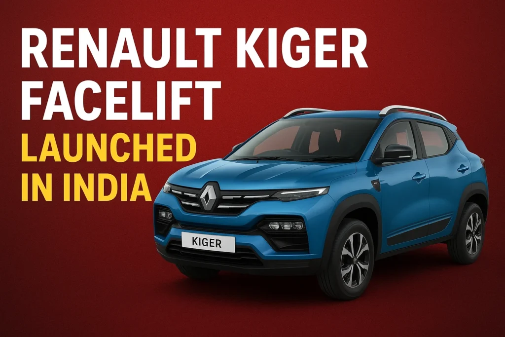 Renault Kiger Facelift Launched in India