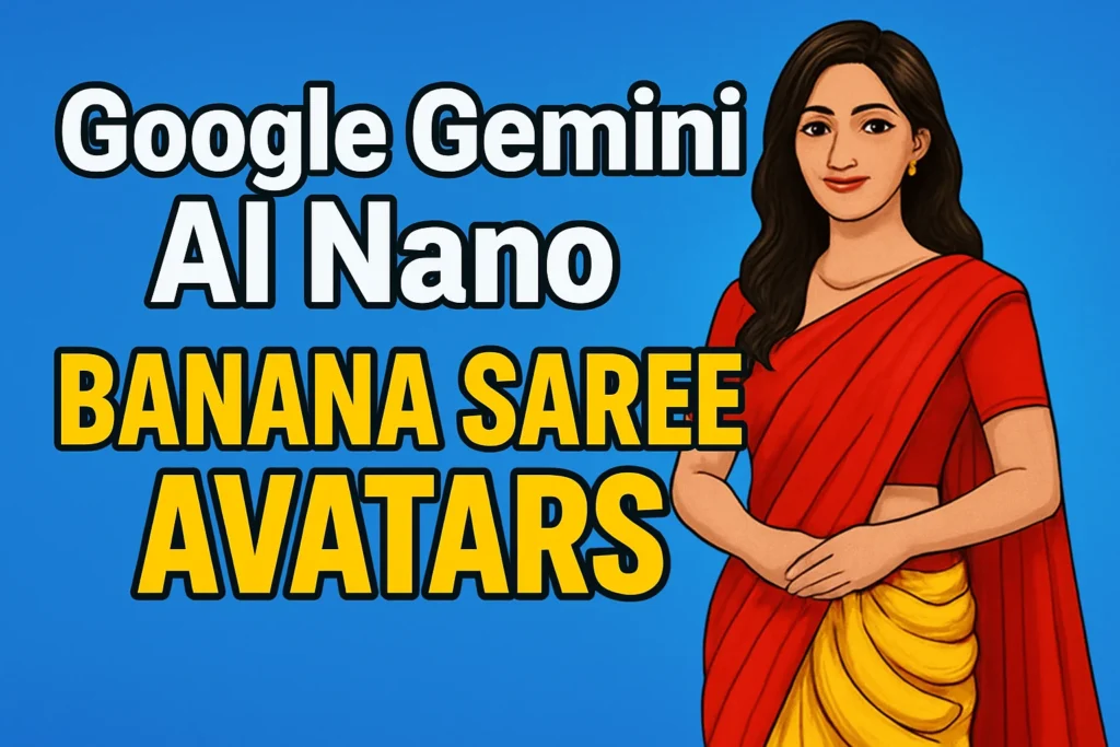 Google Gemini AI Nano Banana Saree