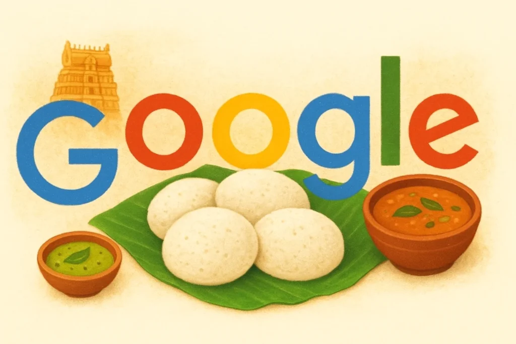Idli Google Doodle