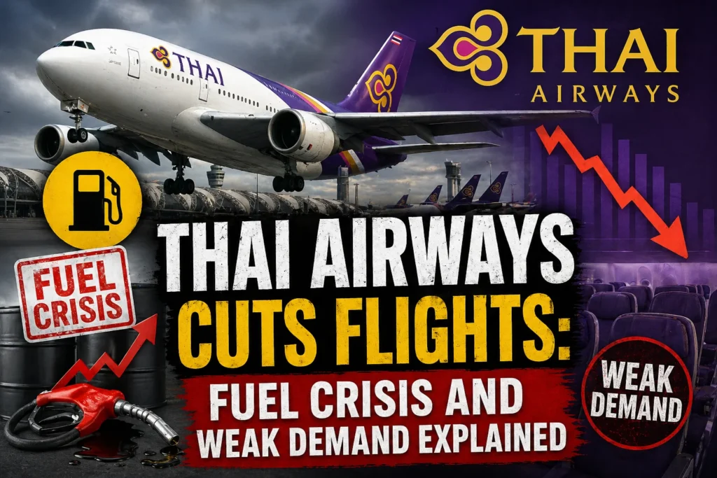 Thai Airways Cuts Flights